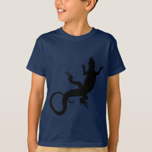 Lizard Art Girl's Jersey Reptiel Baseball Jersey T-shirt