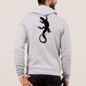 Lizard Art Hoodie Jacket Mannen Lizard Hoodie (Achterkant)