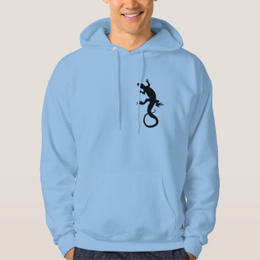 Lizard Art Hoodie Sweatshirt Reptile Hoodie (Voorkant)