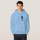 Lizard Art Hoodie Sweatshirt Reptile Hoodie (Voorkant volledig)