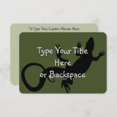 Lizard Art Invitalized Reptile RSVP (Voorkant / Achterkant)