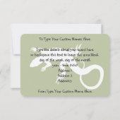 Lizard Art Invitalized Reptile RSVP (Achterkant)