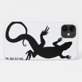 Lizard Art iPhone Case Gepersonaliseerd Reptiel Ho (Achterkant (horizontaal))