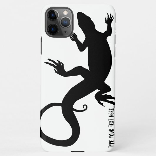 Lizard Art iPhone Cases Gepersonaliseerde reptiele Hoesje (Achterkant)