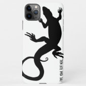 Lizard Art iPhone Cases Gepersonaliseerde reptiele iPhone Hoesje (Achterkant)