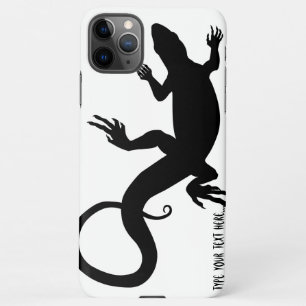Lizard Art iPhone Cases Gepersonaliseerde reptiele iPhone 11Pro Max Hoesje