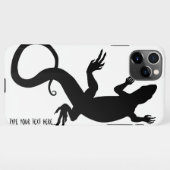 Lizard Art iPhone Cases Gepersonaliseerde reptiele iPhone Hoesje (Achterkant horizontaal)