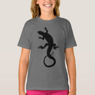 Lizard Art Kind T-shirt Reptiel Shirten Meisjes T-