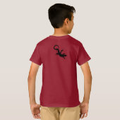 Lizard Art Shirten Kind hagedis Shirt lange mouw (Achterkant volledig)