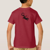 Lizard Art Shirten Kind hagedis Shirt lange mouw (Achterkant)