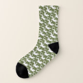 Lizard Art Socks Cool Reptile soks aanpassen Sokken (Links - buitenkant)
