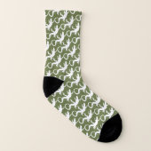 Lizard Art Socks Cool Reptile soks aanpassen Sokken (Links binnenkant)