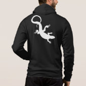 Lizard Art Sport Jacket Mannen Hoodie (Achterkant)