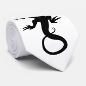 Lizard Art Stropdas Cool Reptile Giften & Lizard A (Opgerold)