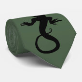 Lizard Art Stropdas Cool Reptile Giften Lizard Nec (Opgerold)