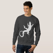 Lizard Art Sweatshirt Reptile Shirten Lizard Gifte (Voorkant volledig)
