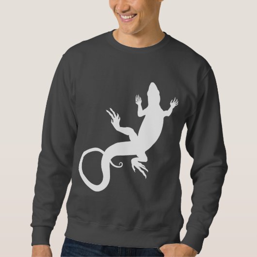 Lizard Art Sweatshirt Reptile Shirten Lizard Gifte (Voorkant)