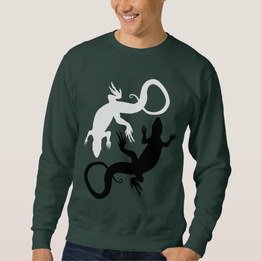 Lizard Art Sweatshirt Reptile Shirten Lizard Gifte (Voorkant)