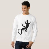 Lizard Art Sweatshirt Reptile Shirten Lizard Gifte (Voorkant volledig)
