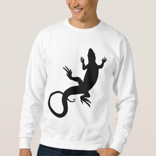 Lizard Art Sweatshirt Reptile Shirten Lizard Gifte (Voorkant)