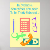 Lizard at Work Poster (Voorkant)