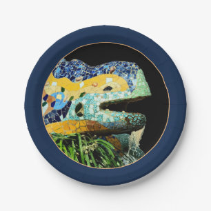 Lizard Barcelona, Catalonië Gaudi - Spanje (Parti Papieren Bordje