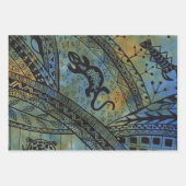 Lizard Batik Inpakpapier Vel (Voorkant 3)