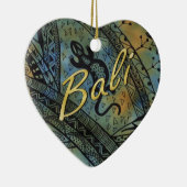 Lizard Batik Keramisch Ornament (Rechts)