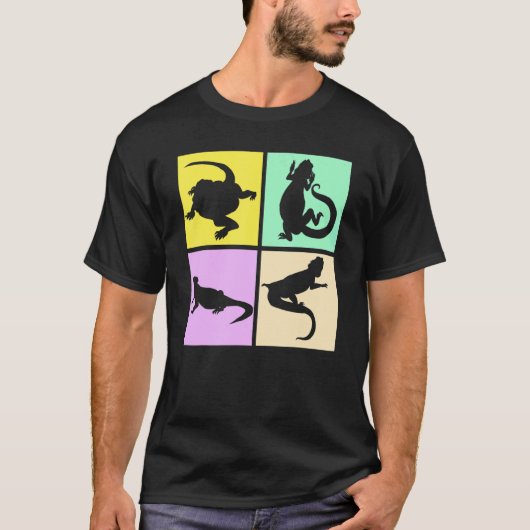 Lizard Bearded Dragon Pet Pop Bearded Dragon 1 T-shirt (Voorkant)