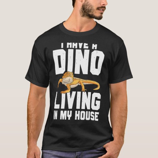 Lizard Beared Dragon Ik heb een diner die in mijn T-shirt (Voorkant)