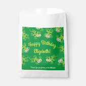 Lizard Birthday Party Bedankzakje (Voorkant)