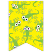 Lizard Birthday Party Vlaggetjes (Eerste vlag)