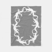 Lizard Blanket Cool Lizard Art Fleece Blanket (Voorkant)