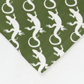 Lizard Blanket Cool Lizard Art Fleece Blanket (Hoek)