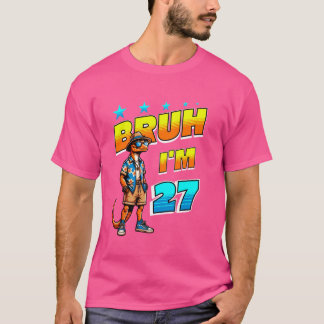 Lizard Bruh Iu2019m 27 27e Verjaardagsfeest T-shirt