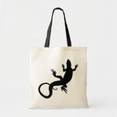 Lizard Canvas tas Lizard Art Small Bag Shopping Ba (Voorkant)