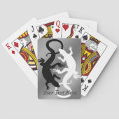Lizard Cards Custom Reptile Art-afspeelkaarten Pokerkaarten (Achterkant)