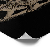 Lizard Cowboy Riding Crocodile Alligator Western A Poster (Hoek)