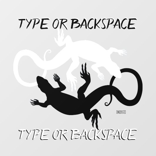 Lizard Decal Personalized Reptile Art Window Cling (Vel)