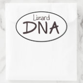 Lizard DNA Euro Ovale Sticker Decal (Tas)