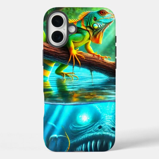Lizard en Monster telefoonhoesje Case-Mate iPhone Case (Achterkant)