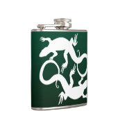 Lizard Flask Custom Reptile Lizard Art Drink Flask Heupfles (Rechts)