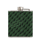 Lizard Flask Custom Reptile Lizard Art Drink Flask Heupfles (Achterkant)