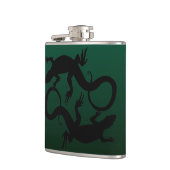 Lizard Flask Custom Reptile Lizard Art Drink Flask Heupfles (Links)