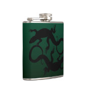 Lizard Flask Custom Reptile Lizard Art Drink Flask Heupfles (Rechts)