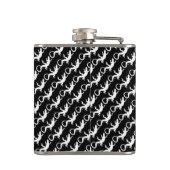 Lizard Flask Custom Reptile Lizard Art Drink Flask Heupfles (Achterkant)