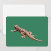 Lizard Flat Kerstkaart (Voorkant / Achterkant)
