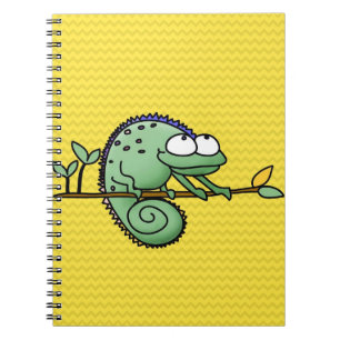 Lizard Funny Cartoon Illustration Notitieboek