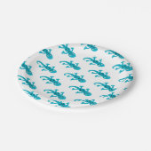 Lizard Gecko Clip Art Illustratie Papieren Bordje (Gekanteld)