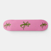 LIZARD GECKO PINK SKATEBOARD DECK (Horizontaal)